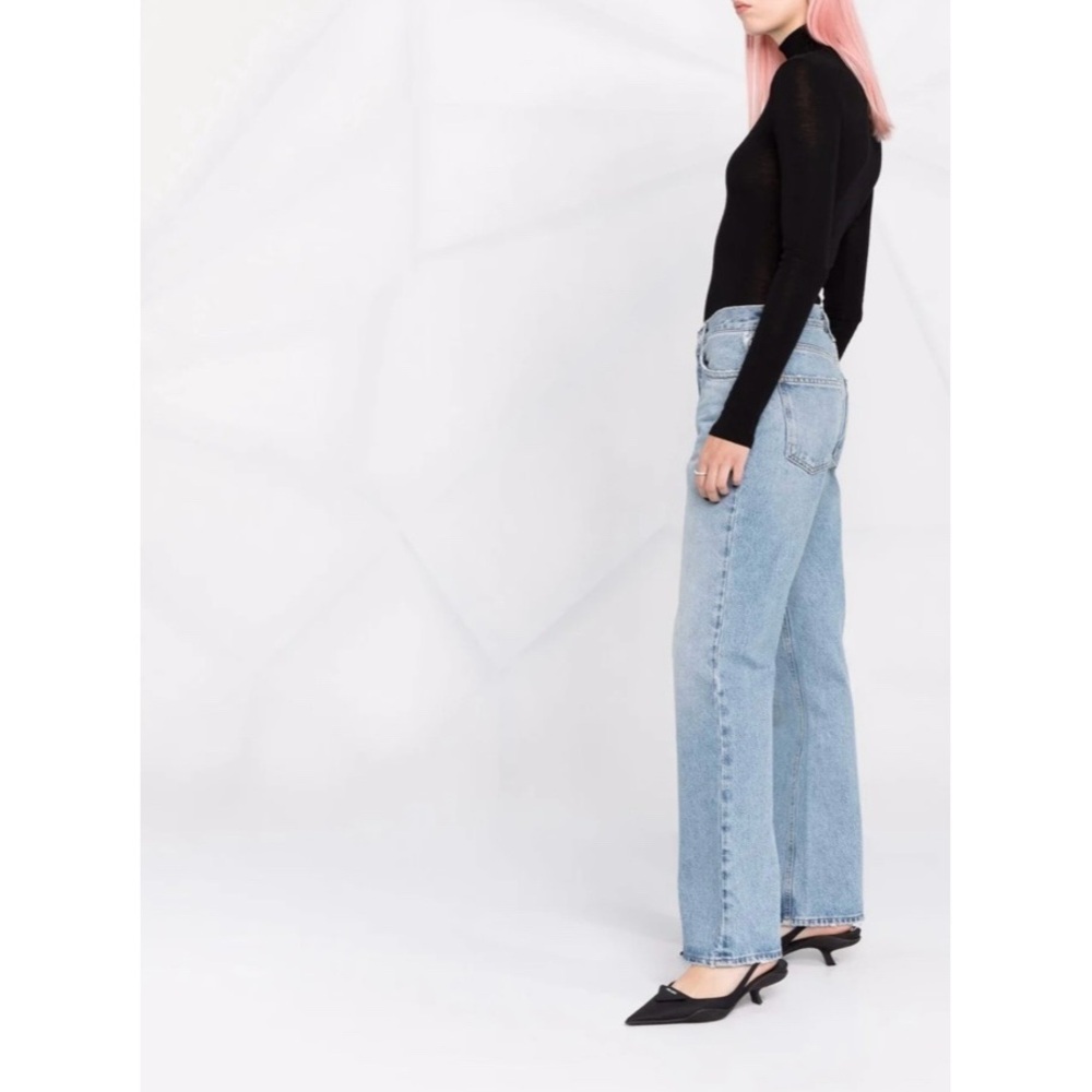 AGOLDE Mid Rise Relaxed Boot Jeans Wireless - Picture 4 of 10